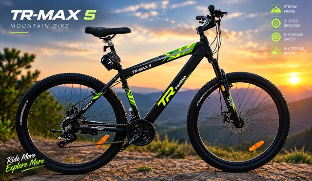 دوچرخه سایز 26 تنه آلومینیوم TR مدل Max